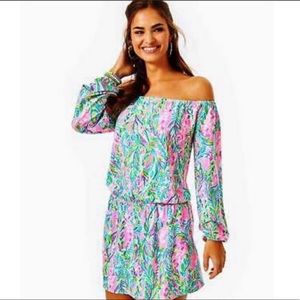 NWT Lilly Pulitzer Lana Skort Romper XL. Unicorn of The Sea.
